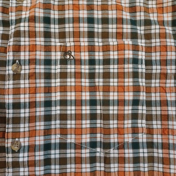 CRAGHOPPERS Men's Nour Short Sleeved Check Shirt | Parka Green Check Size Large - Picture 6 of 10